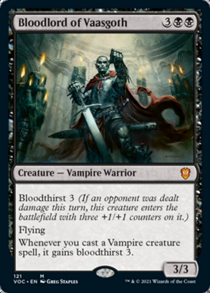 Bloodlord of Vaasgoth [Innistrad: Crimson Vow Commander] | Anubis Games and Hobby