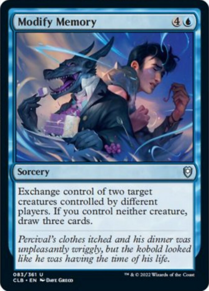 Modify Memory [Commander Legends: Battle for Baldur's Gate] | Anubis Games and Hobby