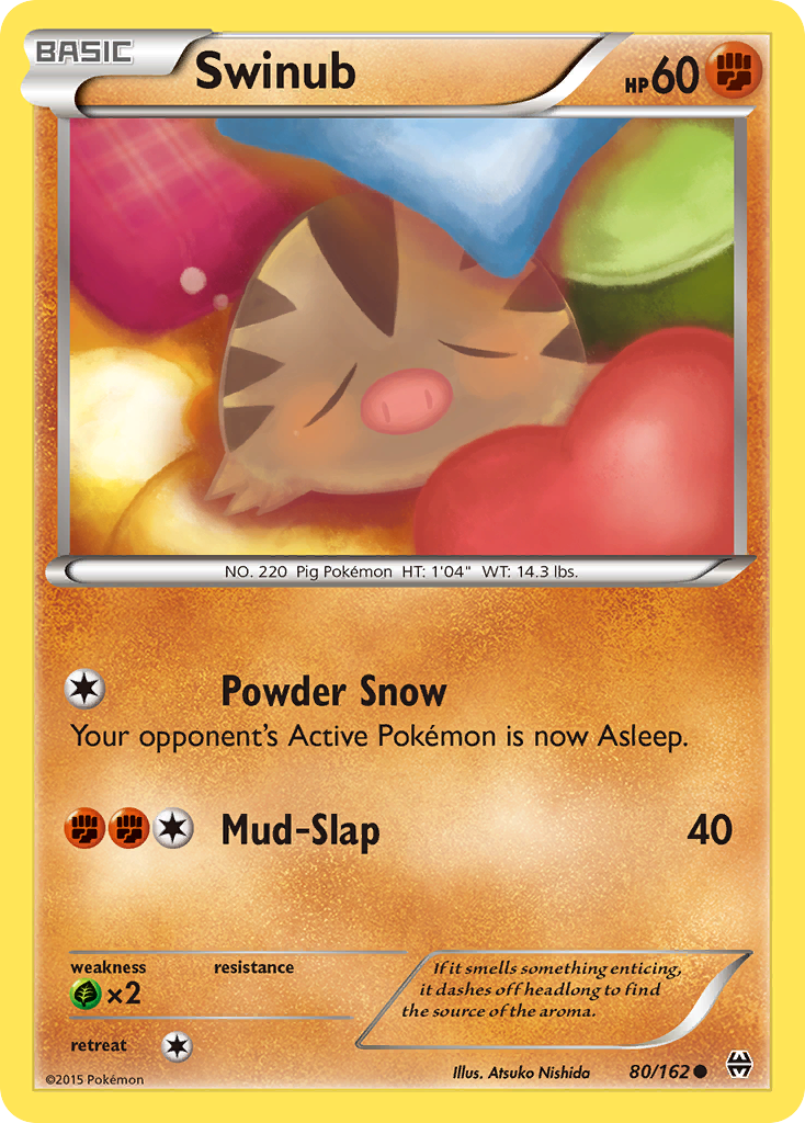 Swinub (80/162) [XY: BREAKthrough] | Anubis Games and Hobby