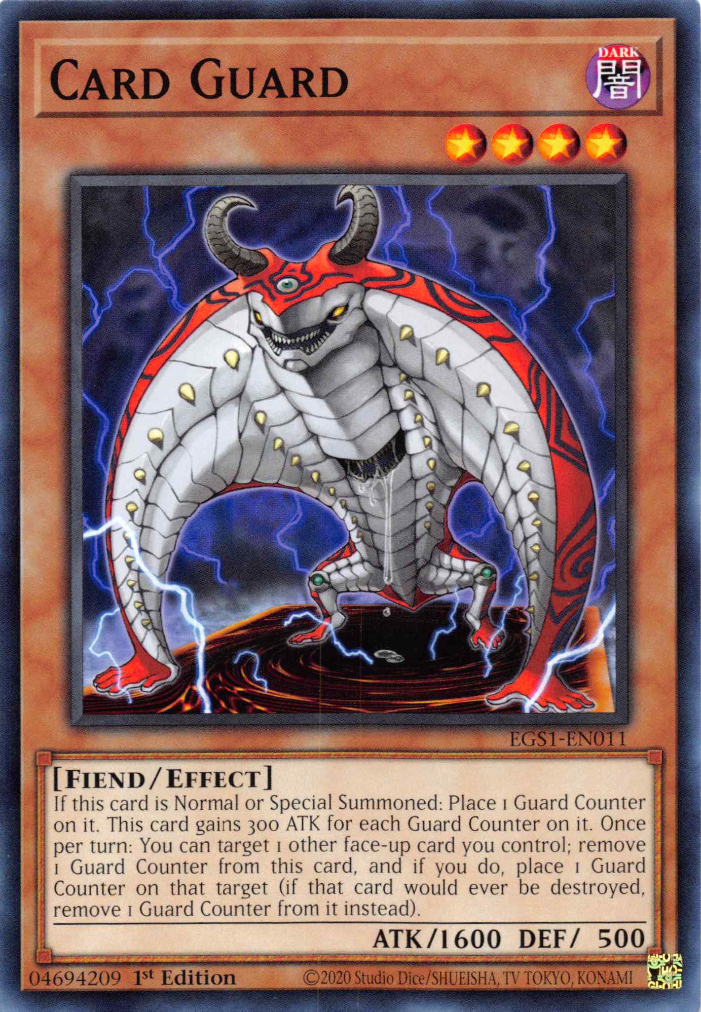 Card Guard [EGS1-EN011] Common | Anubis Games and Hobby