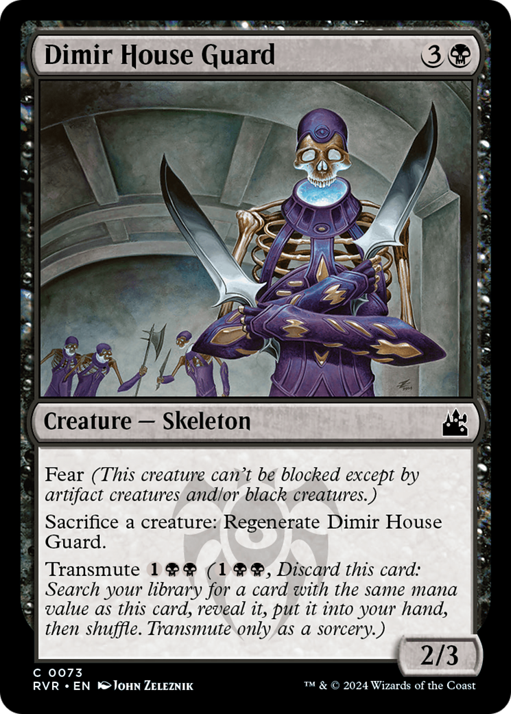 Dimir House Guard [Ravnica Remastered] | Anubis Games and Hobby
