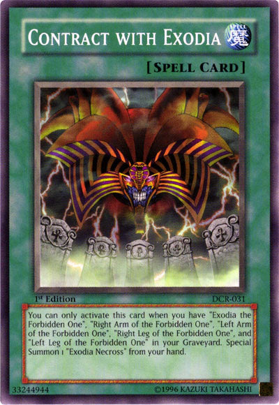 Contract with Exodia [DCR-031] Common | Anubis Games and Hobby