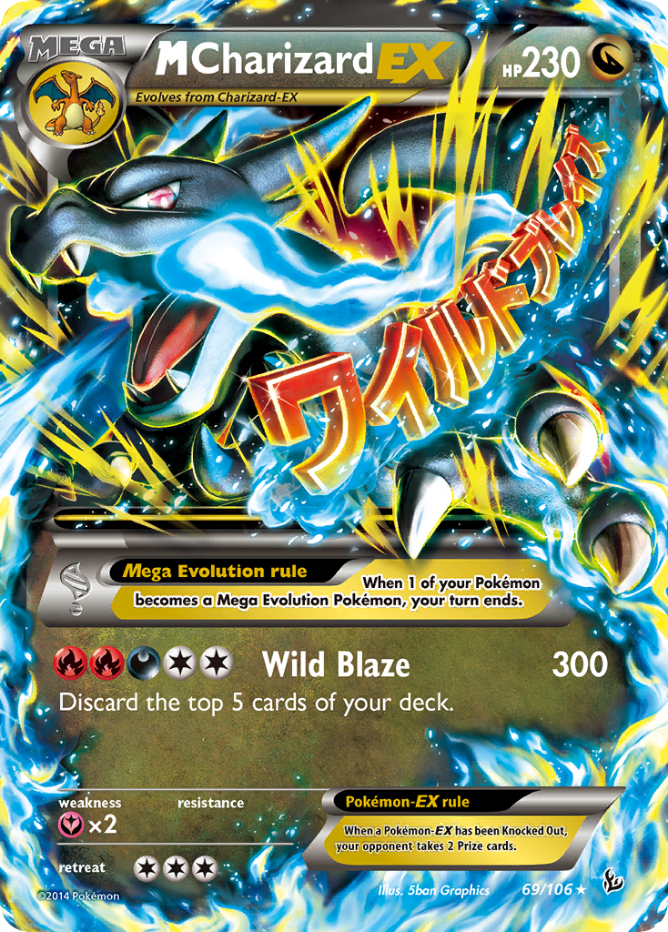 M Charizard EX (69/106) [XY: Flashfire] | Anubis Games and Hobby