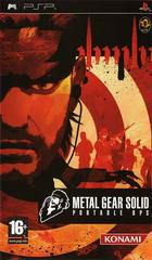 Metal Gear Solid: Portable Ops - PAL PSP | Anubis Games and Hobby