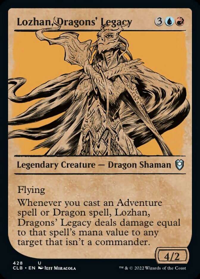 Lozhan, Dragons' Legacy (Showcase) [Commander Legends: Battle for Baldur's Gate] | Anubis Games and Hobby