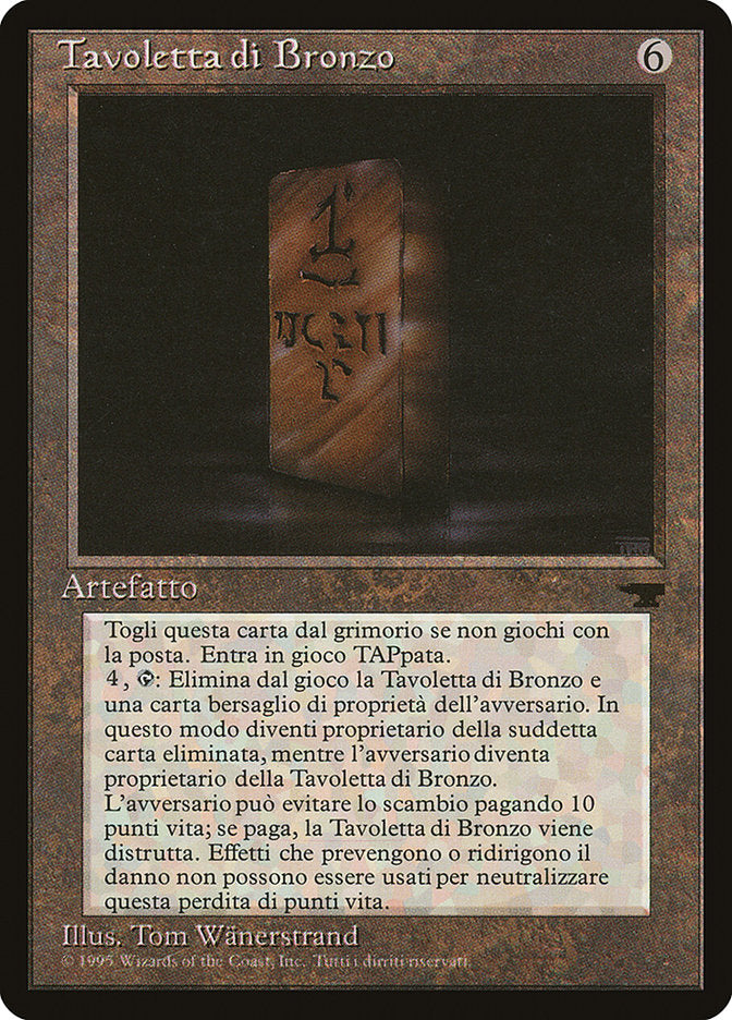Bronze Tablet (Italian) - "Tavoletta di Bronzo" [Rinascimento] | Anubis Games and Hobby