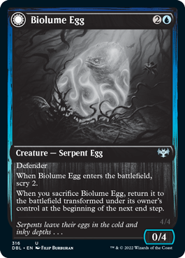 Biolume Egg // Biolume Serpent [Innistrad: Double Feature] | Anubis Games and Hobby