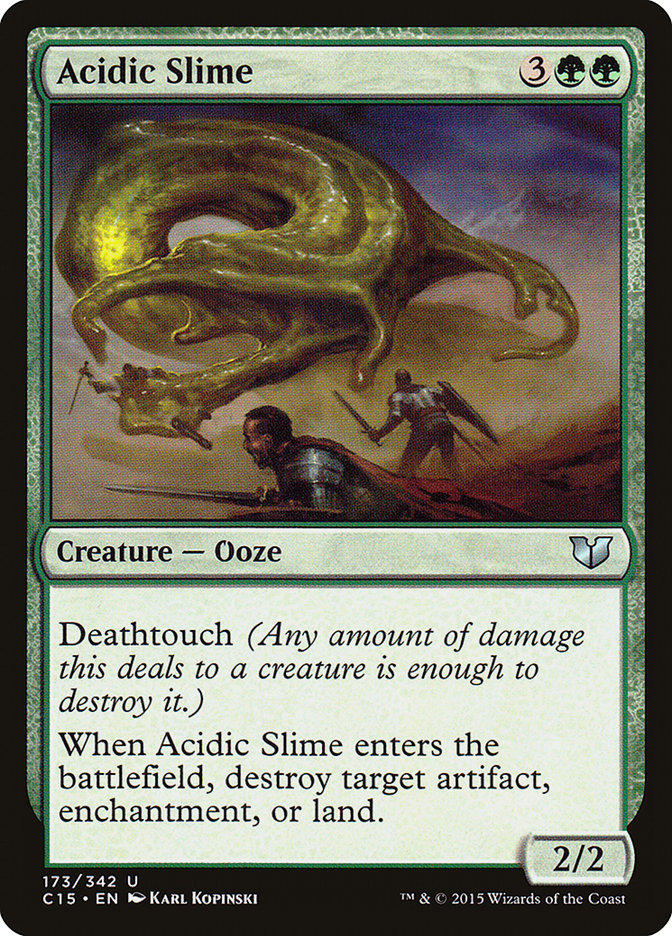 Acidic Slime [Commander 2015] | Anubis Games and Hobby