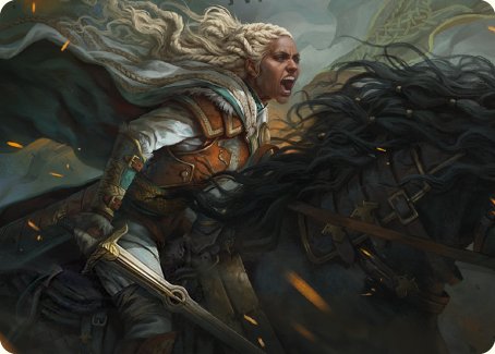 Eowyn, Fearless Knight Art Card [The Lord of the Rings: Tales of Middle-earth Art Series] | Anubis Games and Hobby