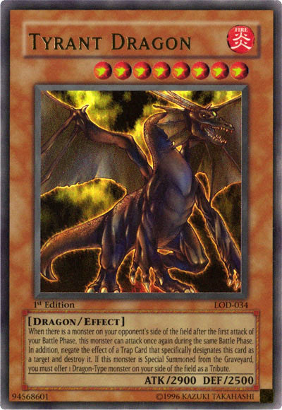 Tyrant Dragon [LOD-034] Ultra Rare | Anubis Games and Hobby