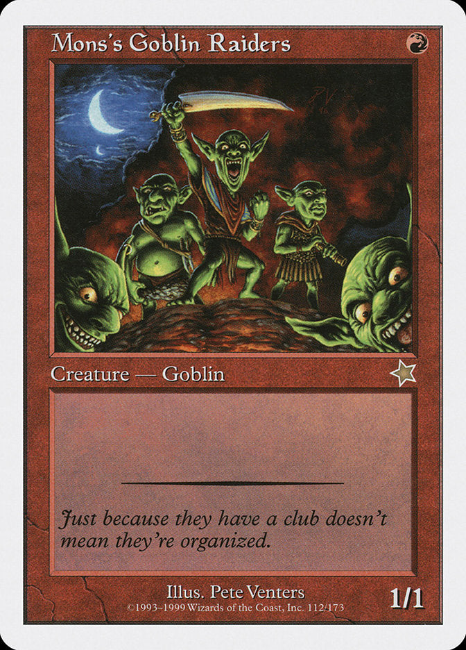 Mons's Goblin Raiders [Starter 1999] | Anubis Games and Hobby