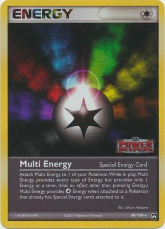 Multi Energy (89/108) (Stamped) [EX: Power Keepers] | Anubis Games and Hobby