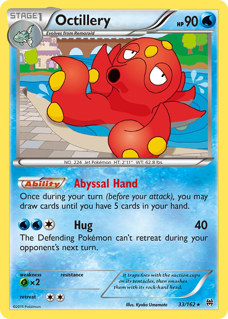 Octillery(33/162) (Theme Deck Exclusive) [XY: BREAKthrough] | Anubis Games and Hobby