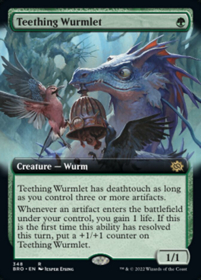 Teething Wurmlet (Extended Art) [The Brothers' War] | Anubis Games and Hobby