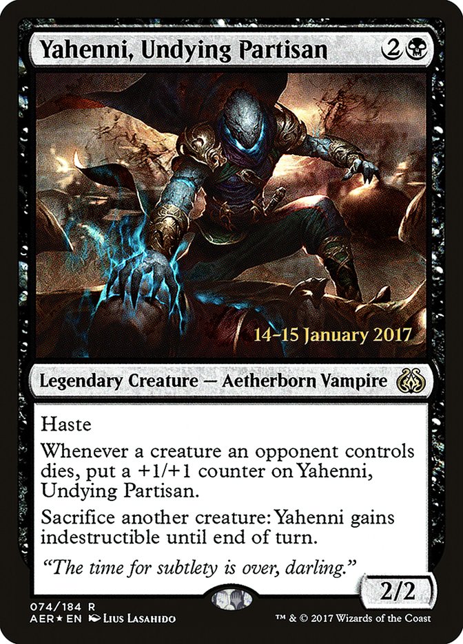 Yahenni, Undying Partisan [Aether Revolt Prerelease Promos] | Anubis Games and Hobby