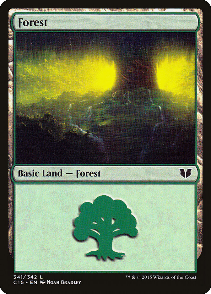 Forest (341) [Commander 2015] | Anubis Games and Hobby