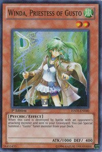 Winda, Priestess of Gusto [Hidden Arsenal 5: Steelswarm Invasion] [HA05-EN040] | Anubis Games and Hobby