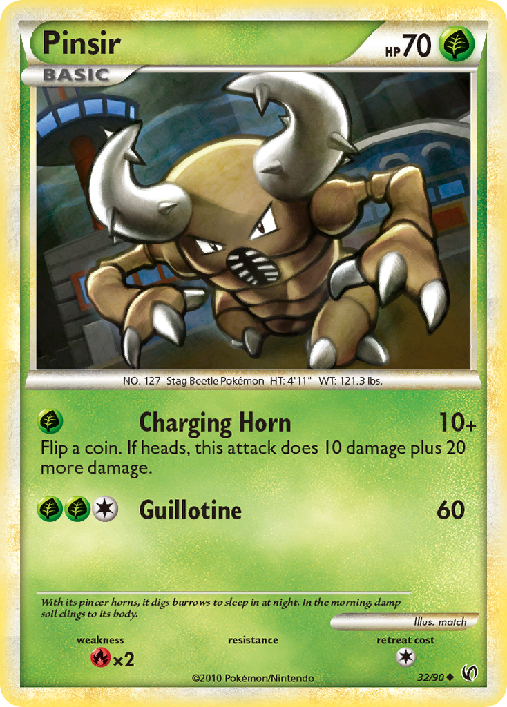 Pinsir (32/90) [HeartGold & SoulSilver: Undaunted] | Anubis Games and Hobby