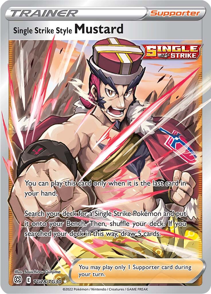 Single Strike Style Mustard (TG28/TG30) [Sword & Shield: Brilliant Stars] | Anubis Games and Hobby