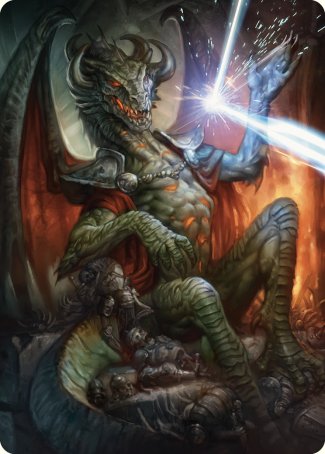 Deflecting Swat Art Card [Commander Masters Art Series] | Anubis Games and Hobby