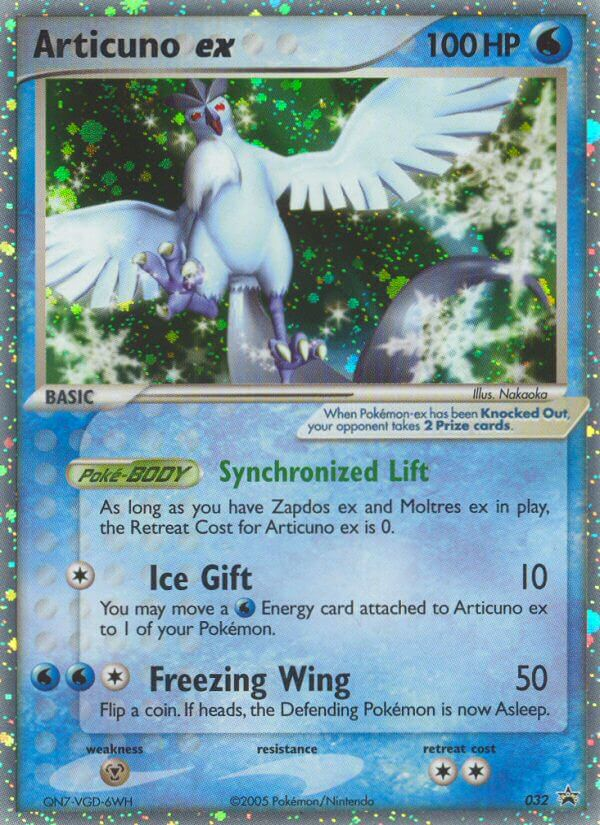 Articuno ex (032) [Nintendo: Black Star Promos] | Anubis Games and Hobby