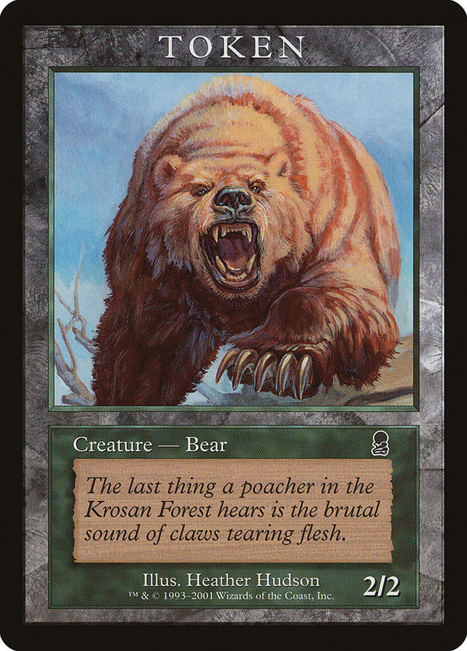 Bear Token [Magic Player Rewards 2001] | Anubis Games and Hobby