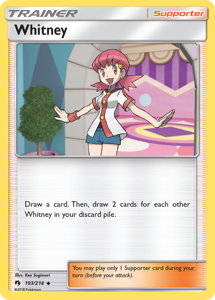 Whitney (193/214) [Sun & Moon: Lost Thunder] | Anubis Games and Hobby