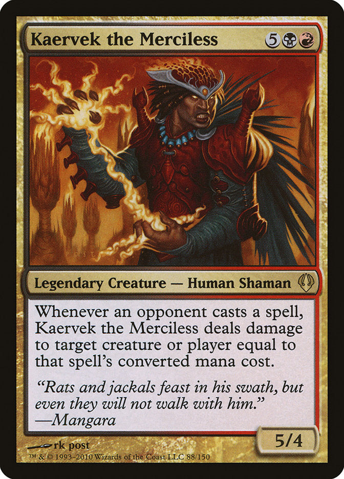 Kaervek the Merciless [Archenemy] | Anubis Games and Hobby