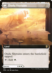 Ondu Inversion // Ondu Skyruins (Extended Art) [Zendikar Rising] | Anubis Games and Hobby