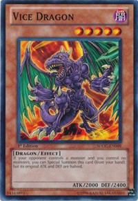 Vice Dragon [Structure Deck: Dragons Collide] [SDDC-EN009] | Anubis Games and Hobby