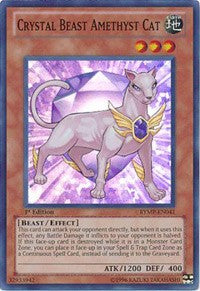 Crystal Beast Amethyst Cat [Ra Yellow Mega Pack] [RYMP-EN041] | Anubis Games and Hobby