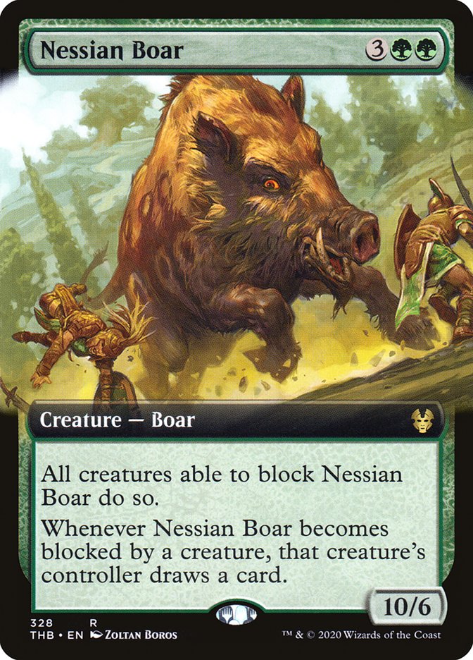 Nessian Boar (Extended Art) [Theros Beyond Death] | Anubis Games and Hobby