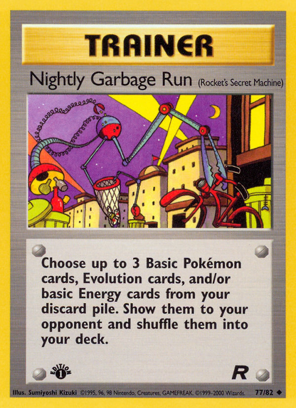 Nightly Garbage Run (77/82) [Team Rocket 1st Edition] | Anubis Games and Hobby