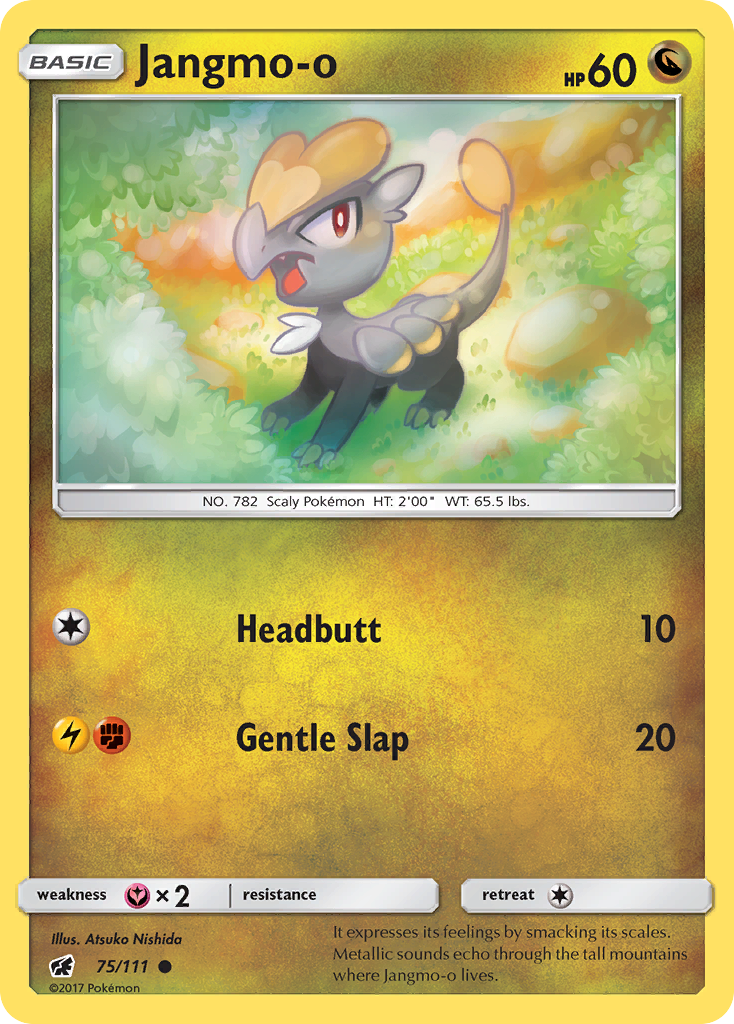 Jangmo-o (75/111) [Sun & Moon: Crimson Invasion] | Anubis Games and Hobby