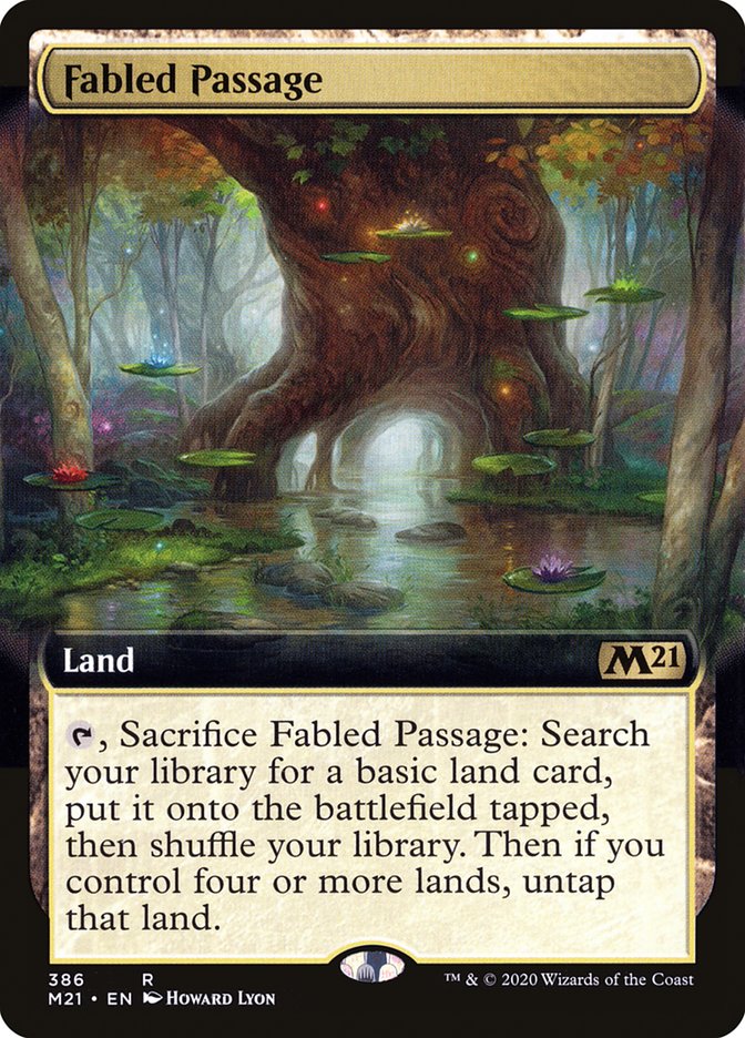 Fabled Passage (Extended Art) [Core Set 2021] | Anubis Games and Hobby