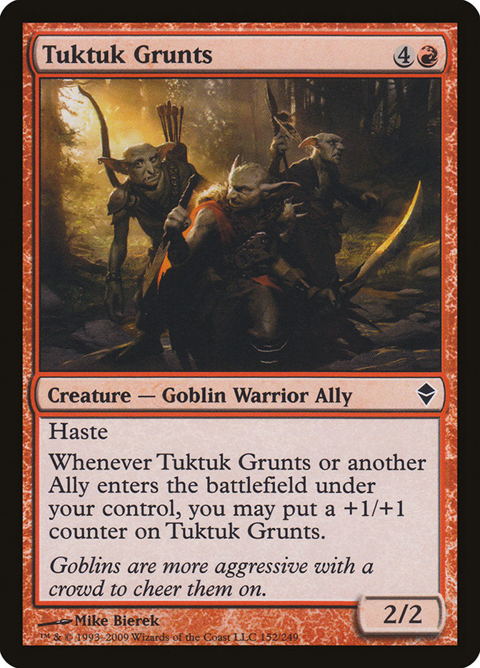 Tuktuk Grunts [Zendikar] | Anubis Games and Hobby