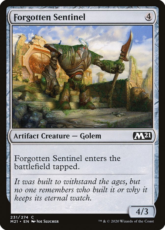 Forgotten Sentinel [Core Set 2021] | Anubis Games and Hobby