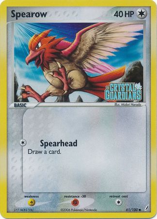 Spearow (61/100) (Stamped) [EX: Crystal Guardians] | Anubis Games and Hobby