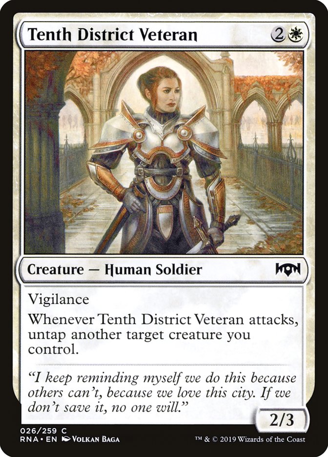 Tenth District Veteran [Ravnica Allegiance] | Anubis Games and Hobby