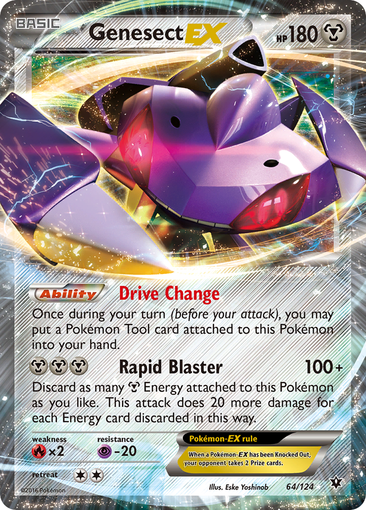 Genesect EX (64/124) [XY: Fates Collide] | Anubis Games and Hobby