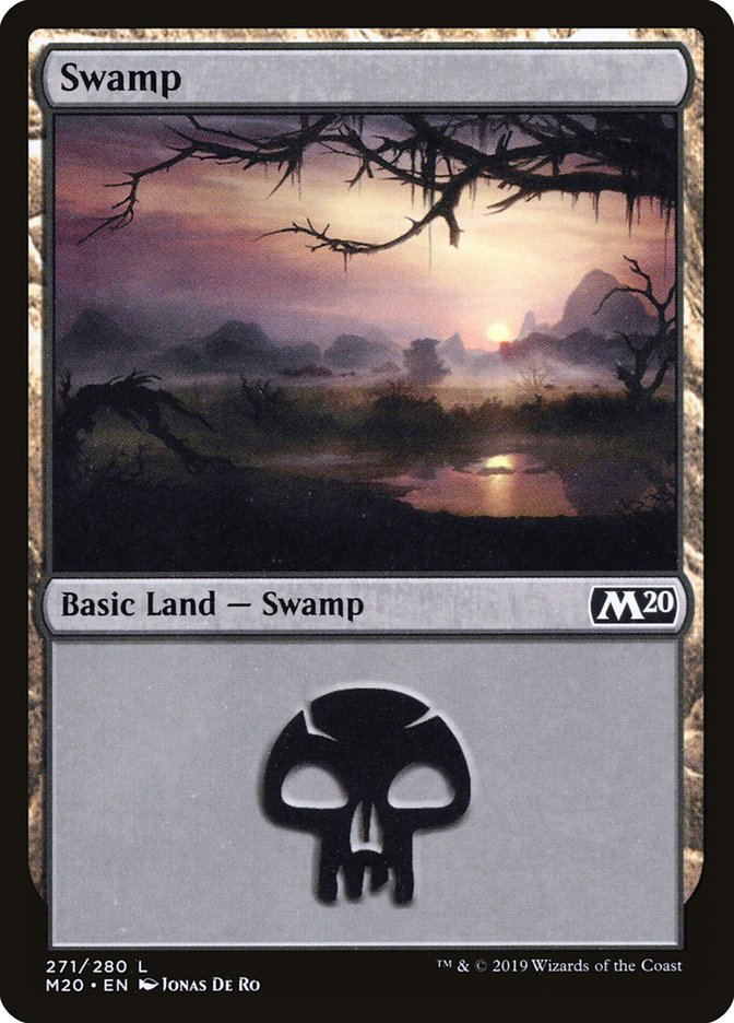 Swamp (271) [Core Set 2020] | Anubis Games and Hobby