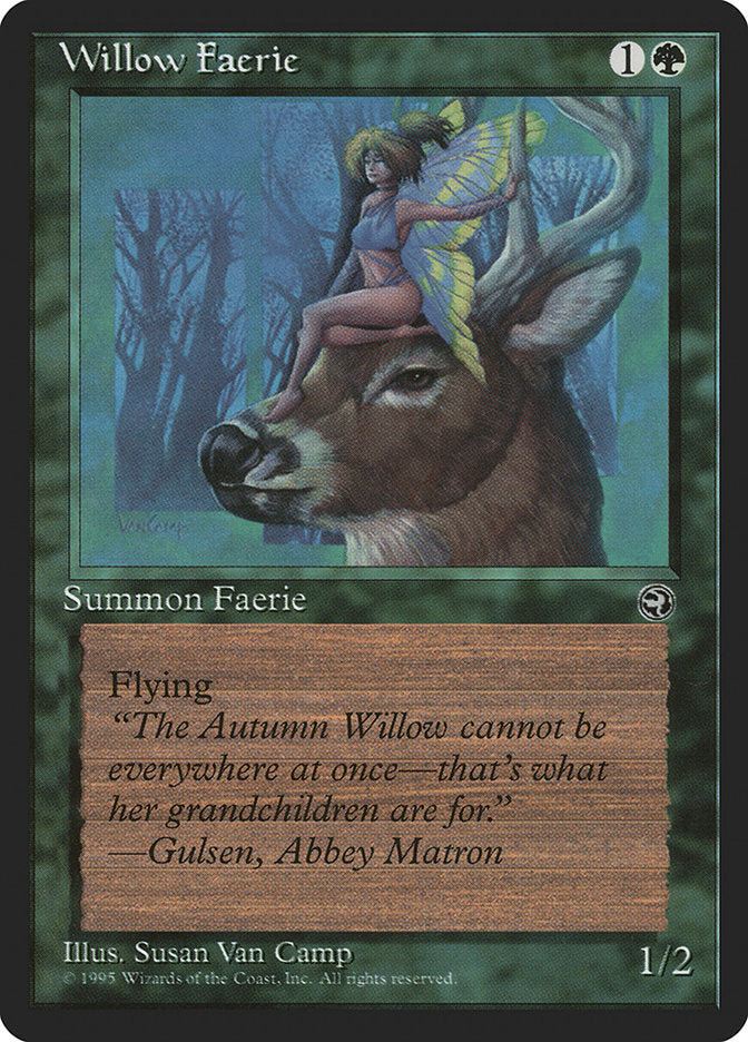 Willow Faerie (Gulsen Flavor Text) [Homelands] | Anubis Games and Hobby