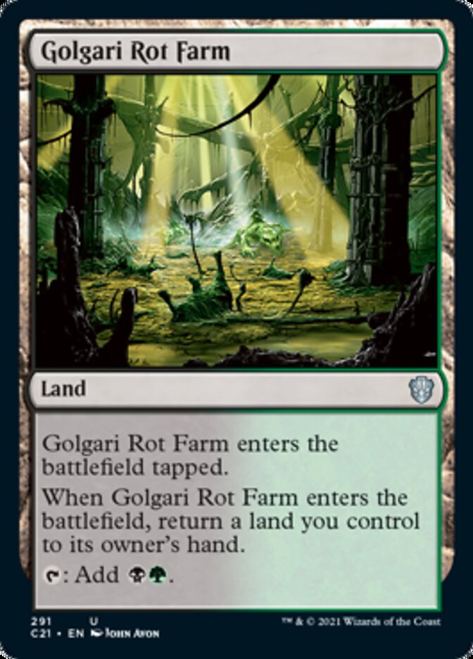 Golgari Rot Farm [Commander 2021] | Anubis Games and Hobby