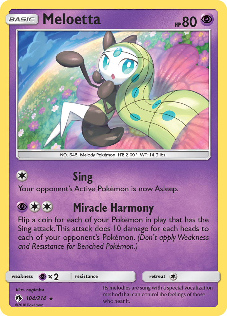 Meloetta (104/214) [Sun & Moon: Lost Thunder] | Anubis Games and Hobby