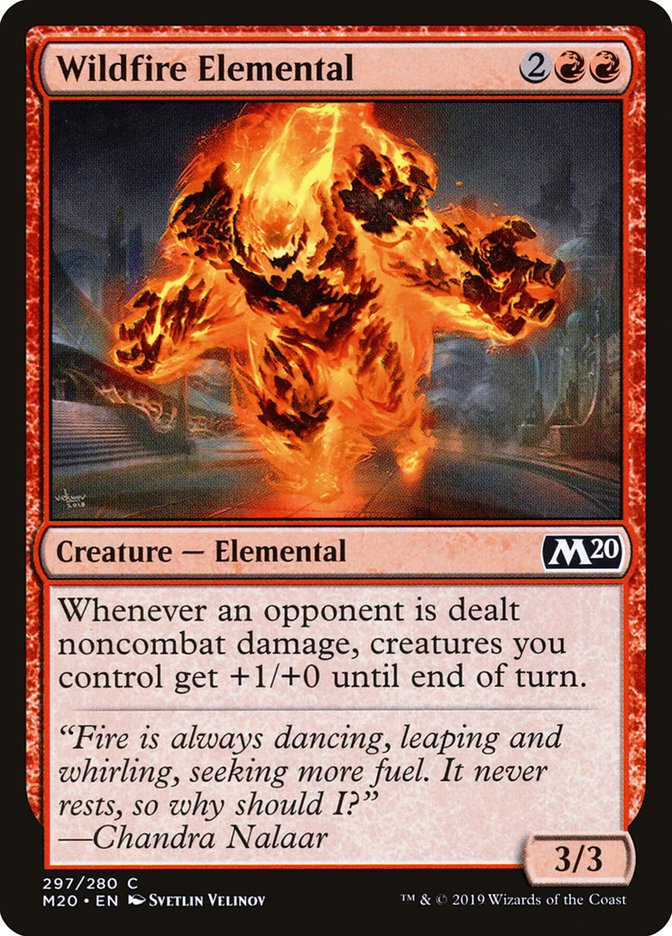 Wildfire Elemental [Core Set 2020] | Anubis Games and Hobby