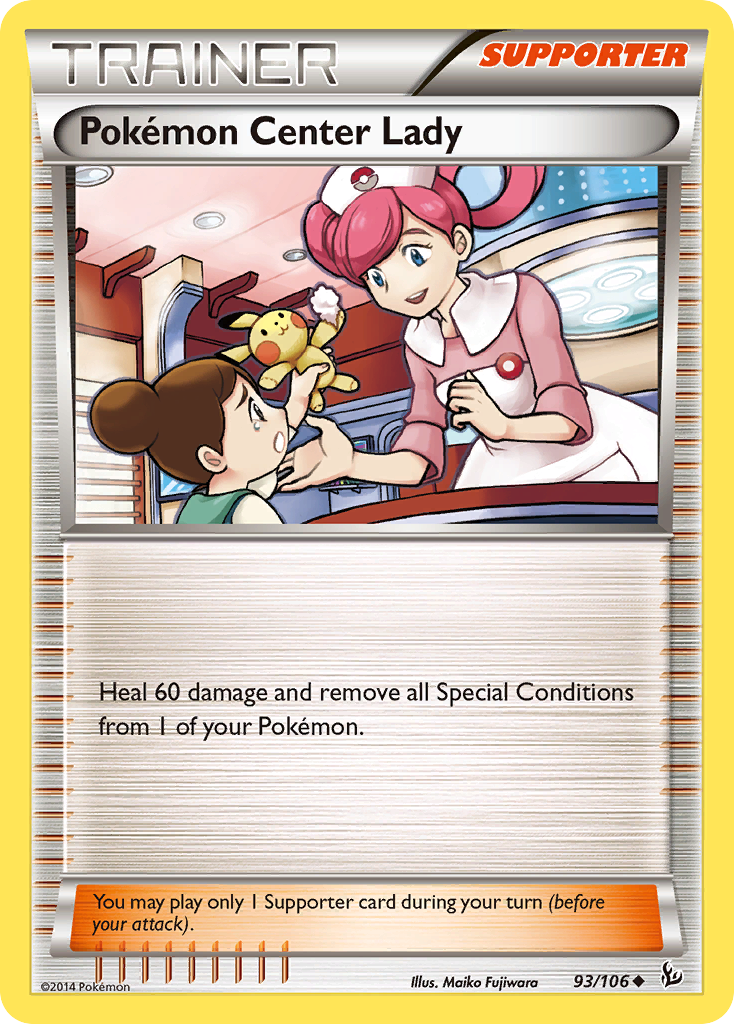 Pokemon Center Lady (93/106) [XY: Flashfire] | Anubis Games and Hobby