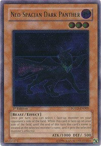 Neo-Spacian Dark Panther (UTR) [Power of the Duelist] [POTD-EN005] | Anubis Games and Hobby