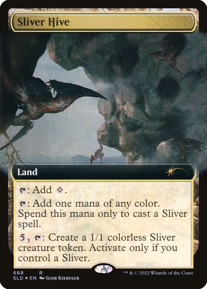 Sliver Hive (Extended Art) [Secret Lair Drop Promos] | Anubis Games and Hobby