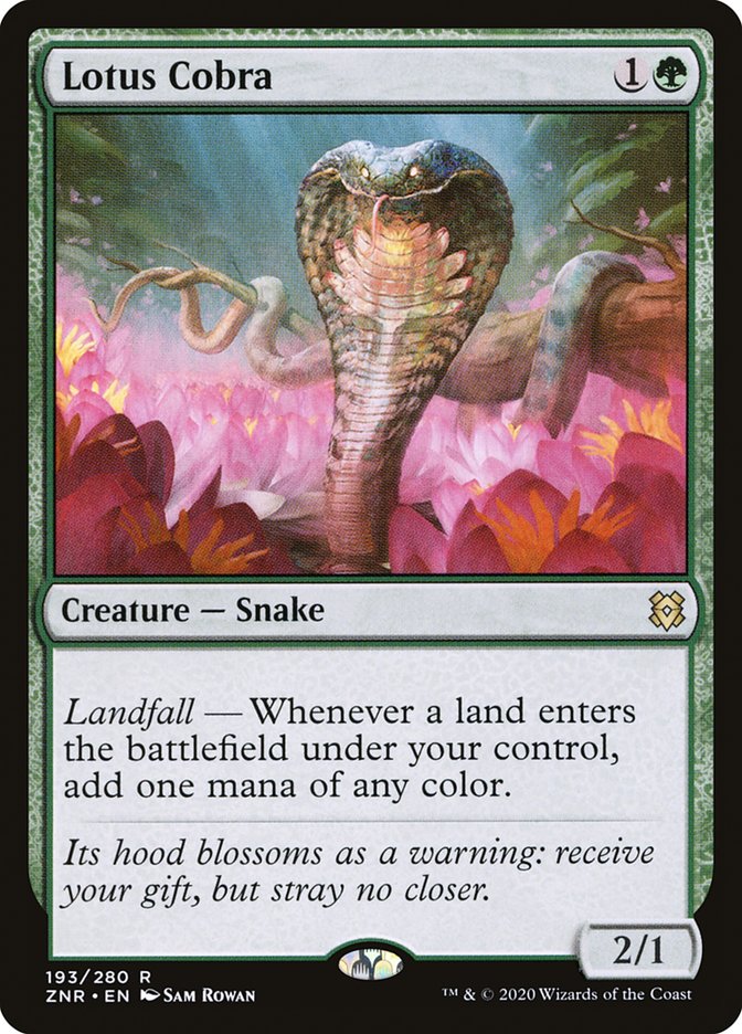 Lotus Cobra [Zendikar Rising] | Anubis Games and Hobby