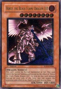 Horus the Black Flame Dragon LV8 (UTR) [Soul of the Duelist] [SOD-EN008] | Anubis Games and Hobby